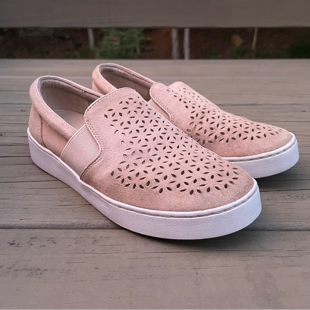 Vionic Splendid Midi Perf Slip On Dusty Pink Shoe… - image 3